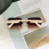 Fashionable elegant brand sunglasses, glasses, city style, internet celebrity