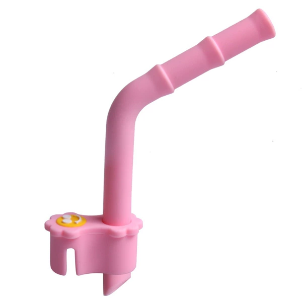 Fuchsia straw