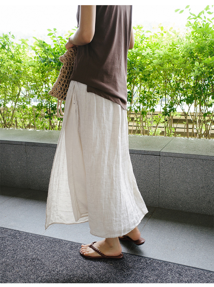 Women's Holiday Daily Simple Style Solid Color Ankle-Length Casual Pants Culottes display picture 11