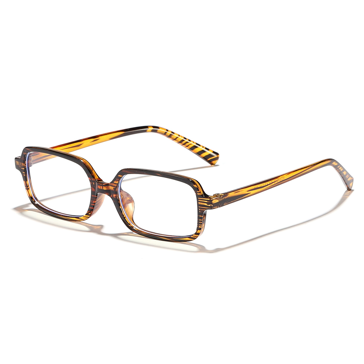 Nuevo estilo transfronterizo europeo y americano retro montura pequeña parasol rectangular gafas de sol personalidad femenina tiro callejero forma cóncava gafas de marco de miopía