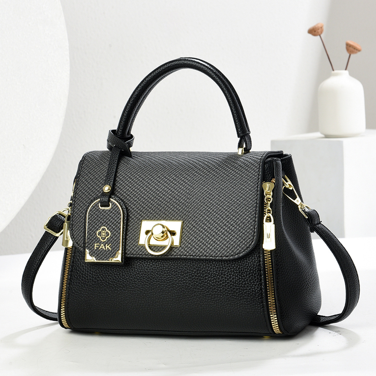 2025 nuevo estilo temperamento bolso de mujer bolso grande bolso de hombro de mujer salvaje