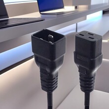 C19 至 C20 电源线 PC用于 USP服务器和计算机黄色颜色编码连接器
