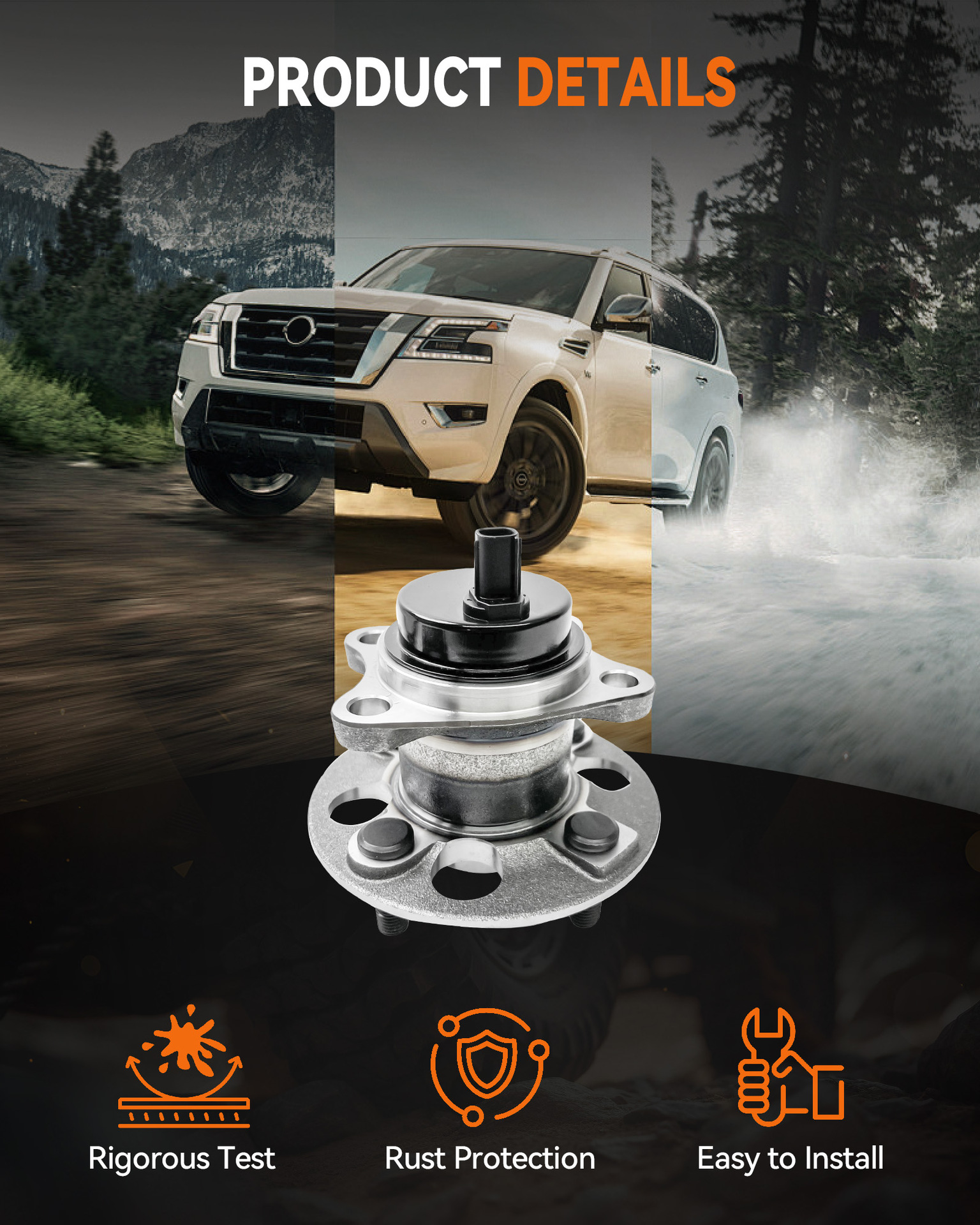 Car Wheel Hub Bearing Suitable for Lexus Rx330 2004-2006 424100E020