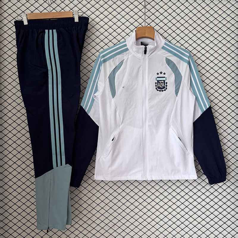 2526 otoño y invierno Barcelona Real Madrid Argentina Alemania AC Argentina Real Madrid Italia chaqueta de abrigo a prueba de viento
