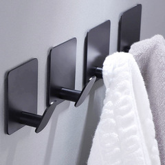 国境を越えたステンレスフックは穴を開けないでトイレの浴室フックのドアの後ろにフックの金属フックを掛けます