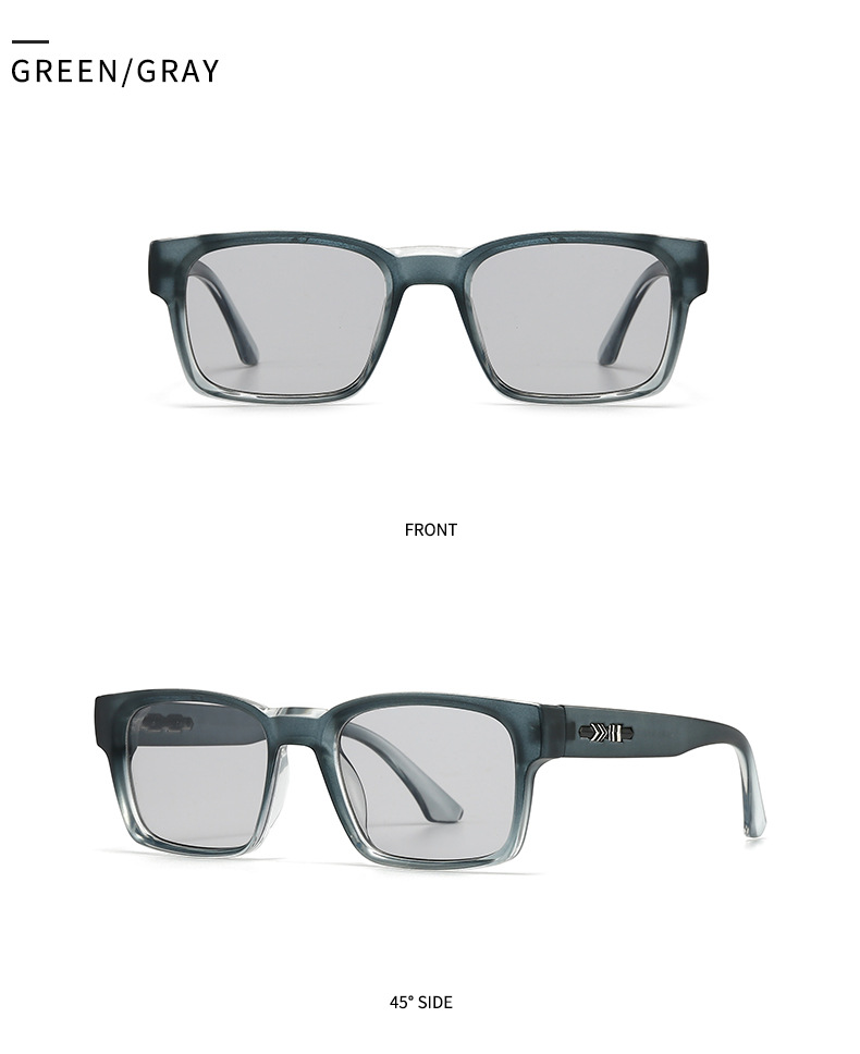 Square Sunglasses For Men Modern Vintage Unisex Eyewear Style_voghion.com