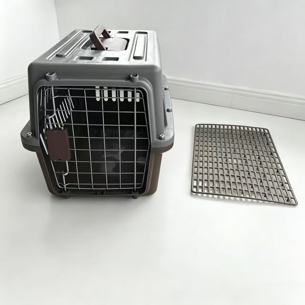 Caja de transporte de transporte de mascotas personalizada, caja de transporte de perros pequeños y medianos conveniente para transportar fuera