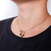 Fashionable universal necklace stainless steel for beloved, European style, wholesale