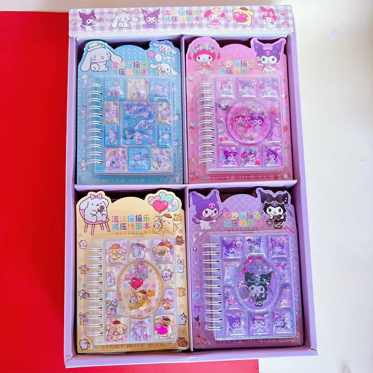 Libro de bobina Sanrio de alto valor Culomi Liusha Shaw Music Bloc de notas Cuaderno de estudiante Diario portátil