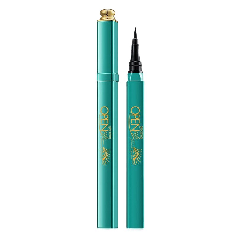 Gemon Peacock open screen eyeliner pen waterproof sweat-proof not easy to smudges natural not easy to take off makeup Beauty Eyeliner for women
