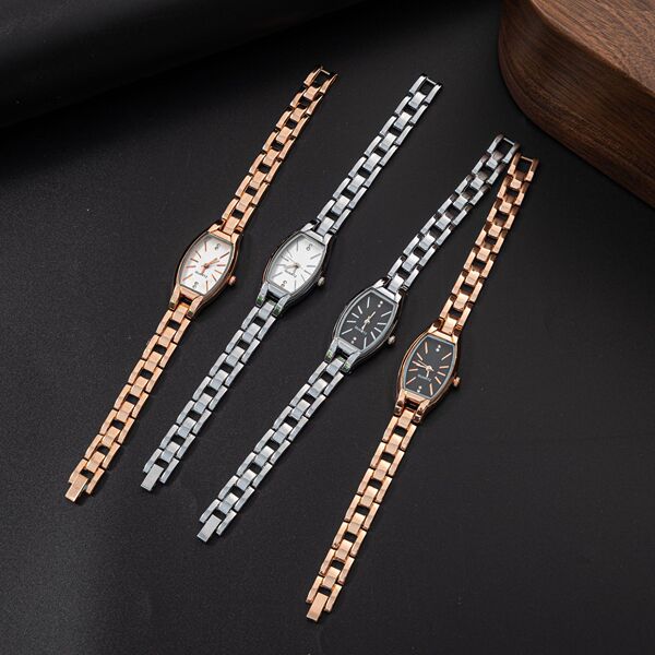 Small elegant quartz steel belt