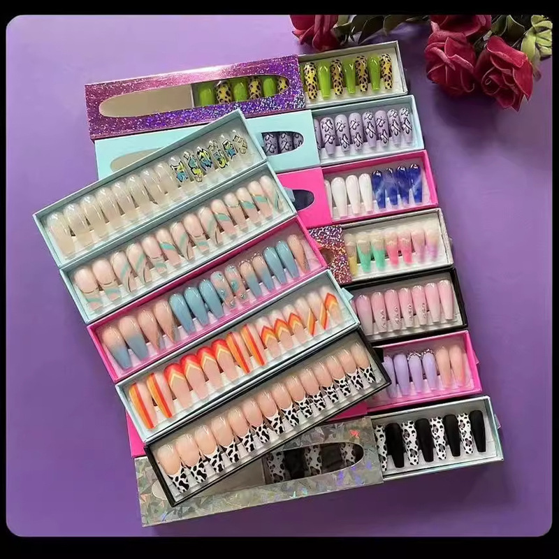 Pull Box Nail Art Packaging Box Wear Armor Storage Box Pieces Packaging Box Pull Box Nail Art Packaging Box Wear Armor Storage Box Pieces Packaging Box