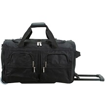 跨境拉杆箱大容量旅行包拉杆包带轮滚动式行李袋拖轮包