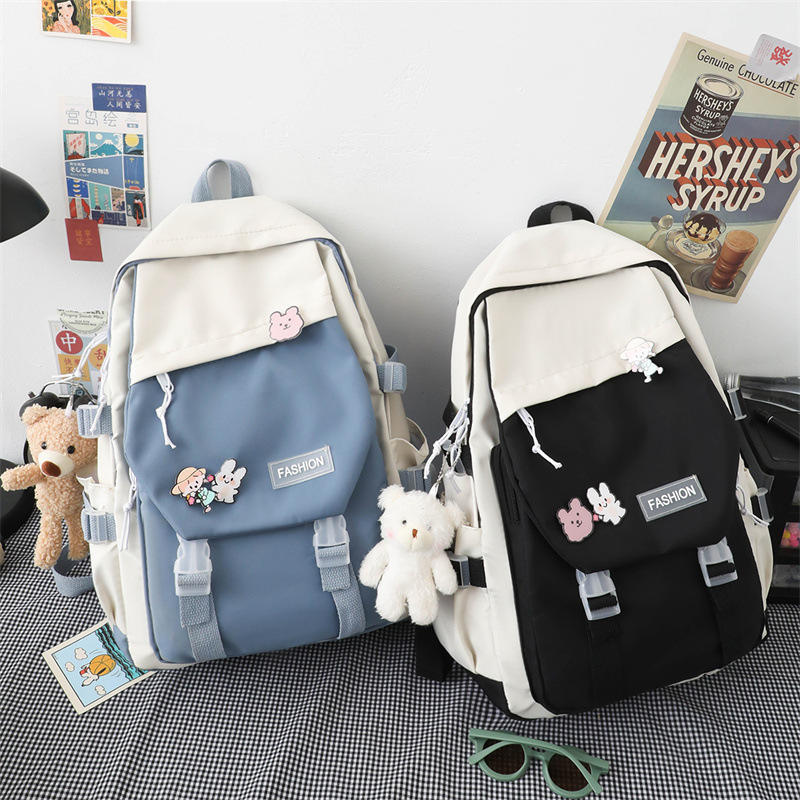 Backpack for men and women, shoulder bag, Japanese school skirt, school bag for leisure