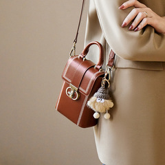 手機包女斜挎包包2024新款秋冬高級感輕便小包女士真皮女包