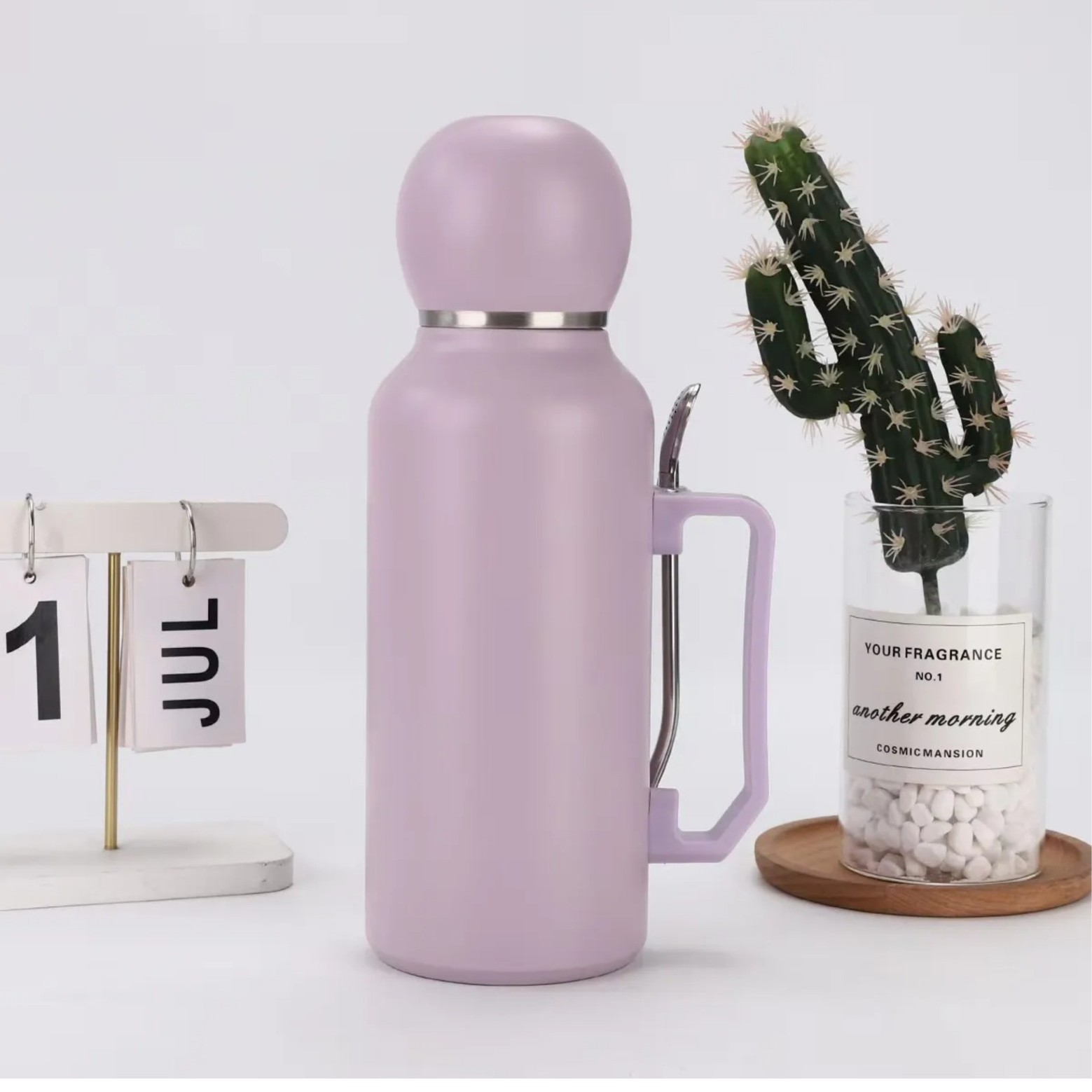 304 taza de fútbol de acero inoxidable al aire libre acompañante hervidor de agua de alta capacidad de doble vacío taza de agua portátil sin