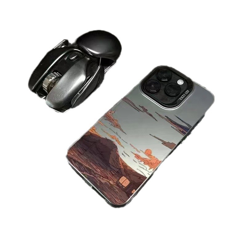 Nueva puesta de sol para iPhone 16 funda para teléfono móvil Apple 15promax/14 anti-caída 13pro12 Europa y América 11xr