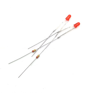 led Lamp Bead 3mm Light-emitting Diode Socket Power Indicator Signal Light 220v Tantalum Light with Resistance Processing