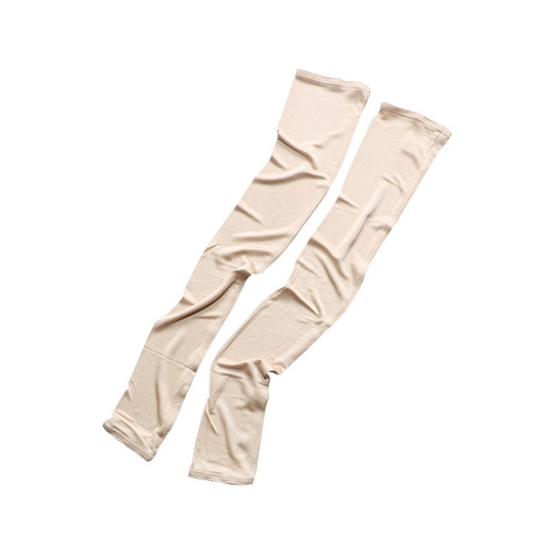 High-end mulberry silk sleeves, silk finger sleeves, long gloves, sun protection and sunshade, long sleeve women's sleeves