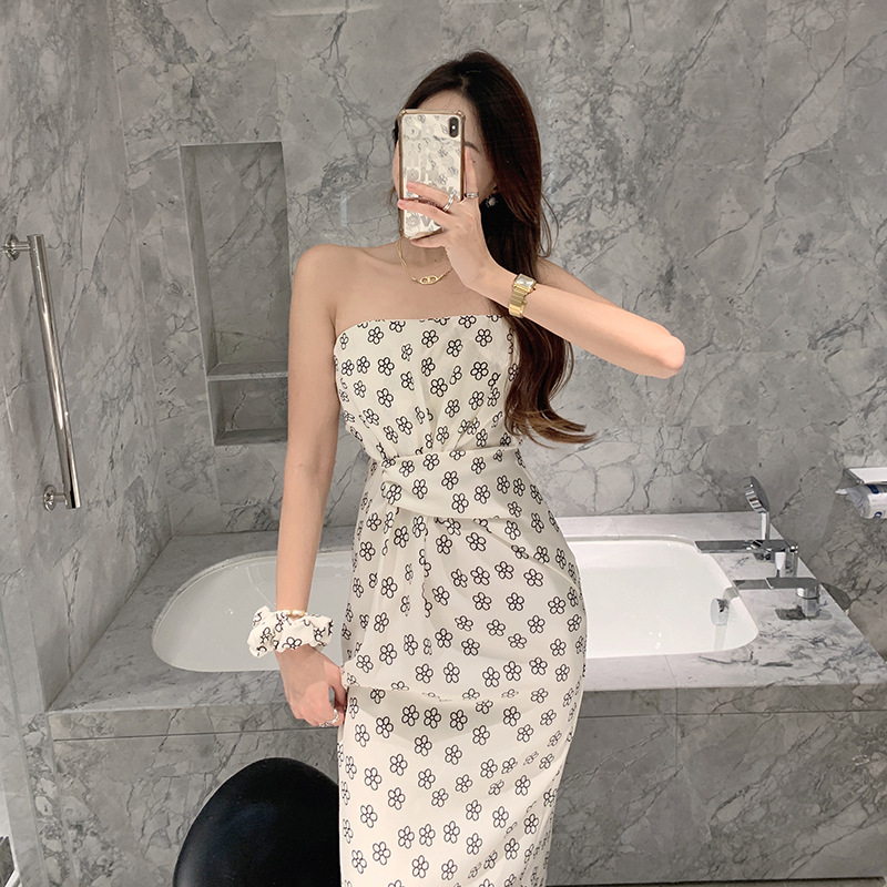 Viita Niche Sexy Tube Top Dress Women's Dress Skirt