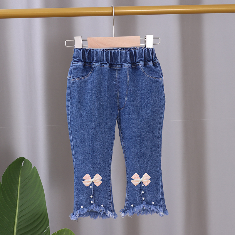 2024 New Girls Jeans Trade Explosion Flared Pants