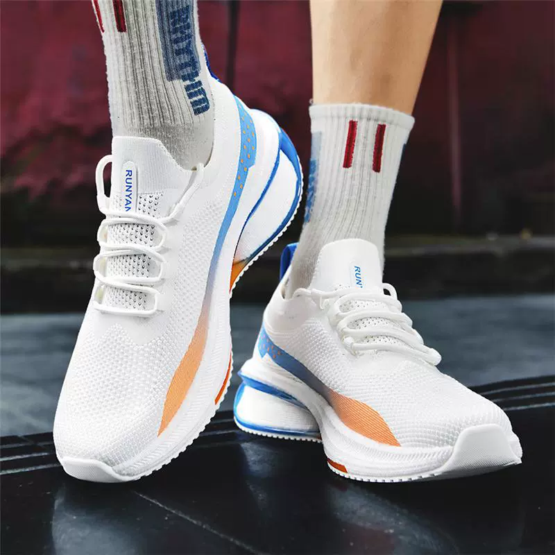 Летняя дышащая обувь, амортизирующая сетчатая спортивная обувь для отдыха, мягкая подошва, для бега