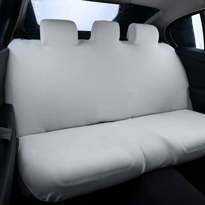 Thickened elastic car rear seat cover Universal seat cover - silver-gray-derong-rear-row-one-piece-seat-cover-1-piece-universal-one-size-fits-all