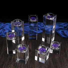 水晶工艺品;蜡烛器皿;金属罐