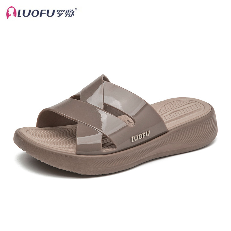 Pantuflas de Plataforma con Tira Cruzada PVC, EVA para Uso Interior y Exterior image 9