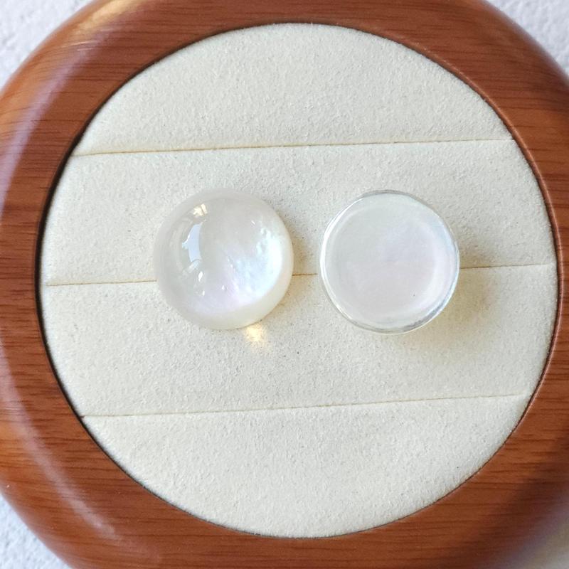 20mm日式极光幻彩爱心水滴半圆树脂贴片耳饰发夹diy饰品配件批发|undefined