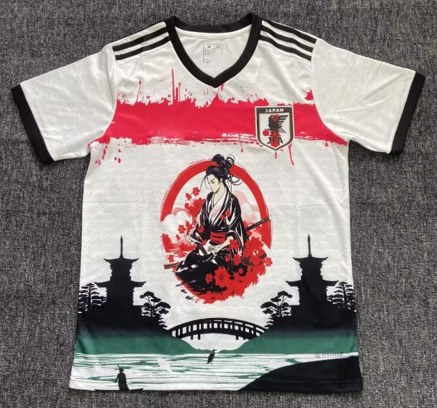 25-26 Nueva camiseta de anime de camiseta japonesa One Piece Samurai Sakura Dragon Ball Uniforme de fútbol transfronterizo de edición especial