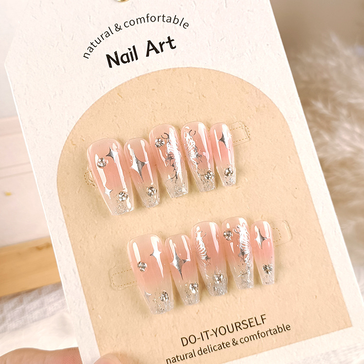 10 piezas de parche de uñas, parche de uñas de amor dulce Cool Kulomi, parche de uñas de uso manual