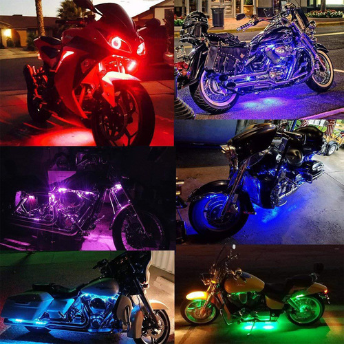 摩托车底盘灯氛围灯机动车气氛灯 装饰灯条夜间范围蓝牙APP警示灯