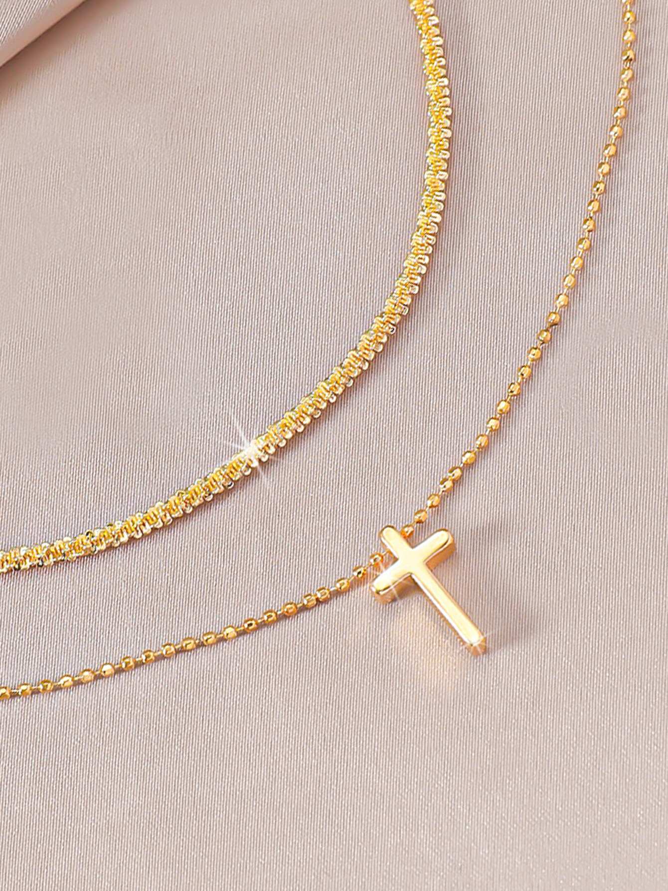15g Weight Anklet Classification 1 Piece Quantity Casual Occasion Alloy, Copper Material Cross Pattern Women's Gender Beach, Simple Style Style Wholesale Jewelry Beach Simple Style Cross Alloy Copper Anklet 36
