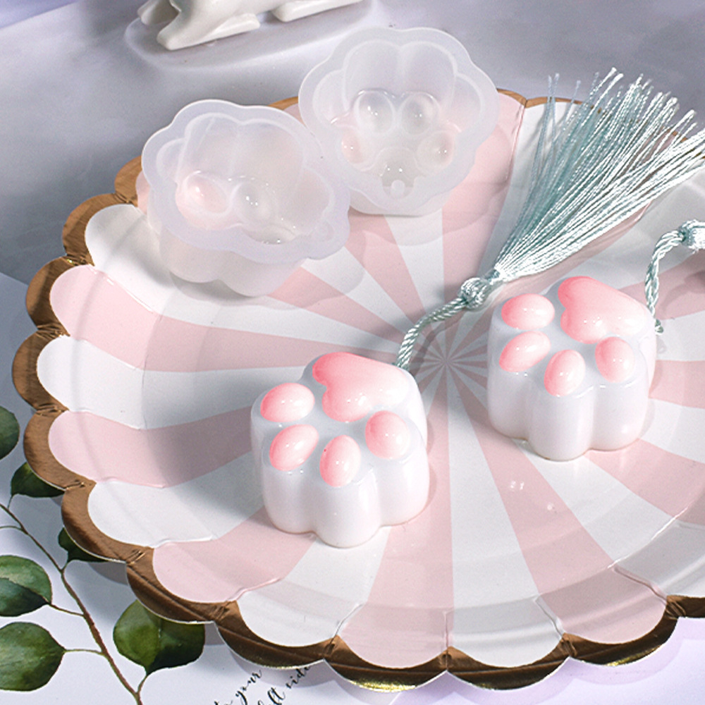 DIY水晶滴膠貓抓小動物可愛風吊墜配飾掛件批發