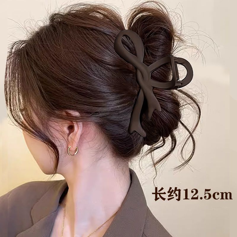 high-grade large size acrylic jaw clip new korean hairpin women‘s light luxury girl‘s hair hoop does not hurt hair hair accessories headdress