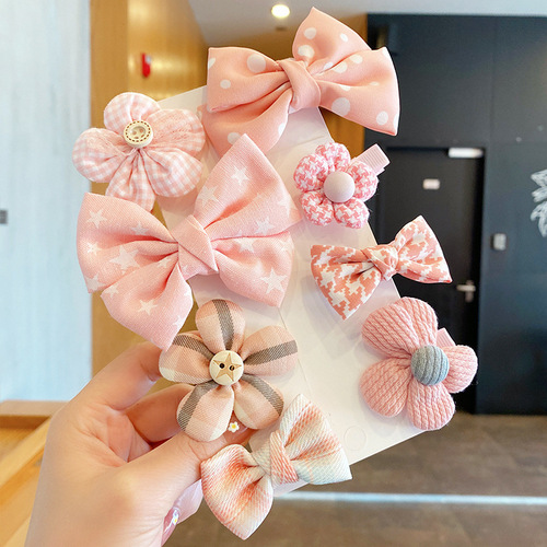 Children's Cartoon Bow Hair Clip Girls Hair Clip Hair Accessories Clip Cute Baby Girl Princess Hair Accessories