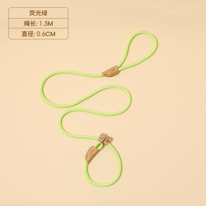 Correa de perro mascota perro mediano y grande hebilla de seguridad perro cuerda collar perro caminando P cadena suministros para mascotas al por mayor