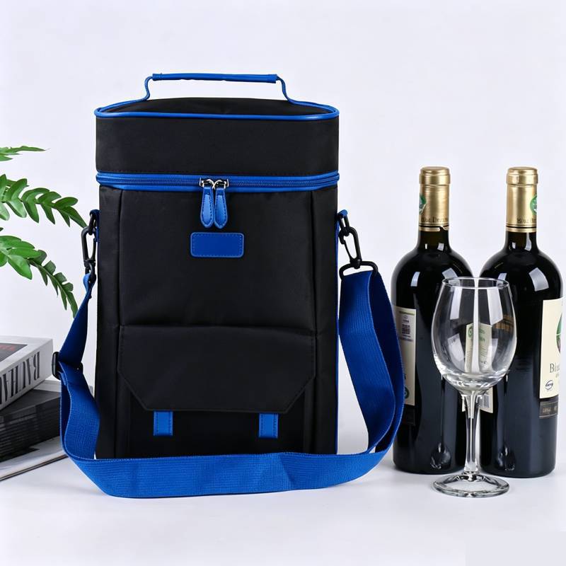 Bolsa Térmica para Vino de Tela Oxford, Aislamiento Térmico, Plegable, Impermeable, para Picnic, al Aire Libre