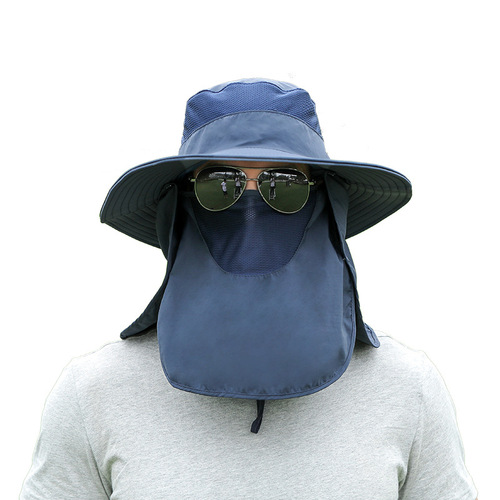 Fisherman hat men's sun hat summer outdoor quick-drying sun hat fishing hat breathable sun hat women's face hat