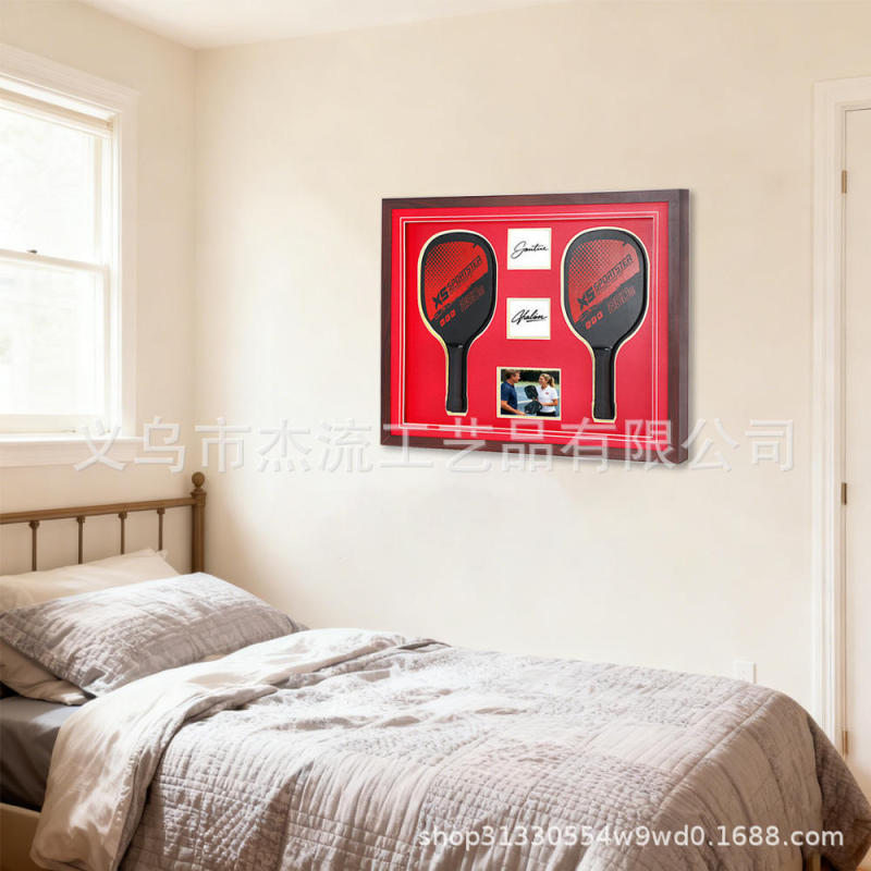 Amazon's Best-Selling Wooden Pickleball Racket Picture Frame Cross-Border Beach Pickleball Board Wall Decoration Display Frame Amazon's Best-Selling Wooden Pickleball Racket Picture Frame Cross-Border Beach Pickleball Board Wall Decoration Display Frame