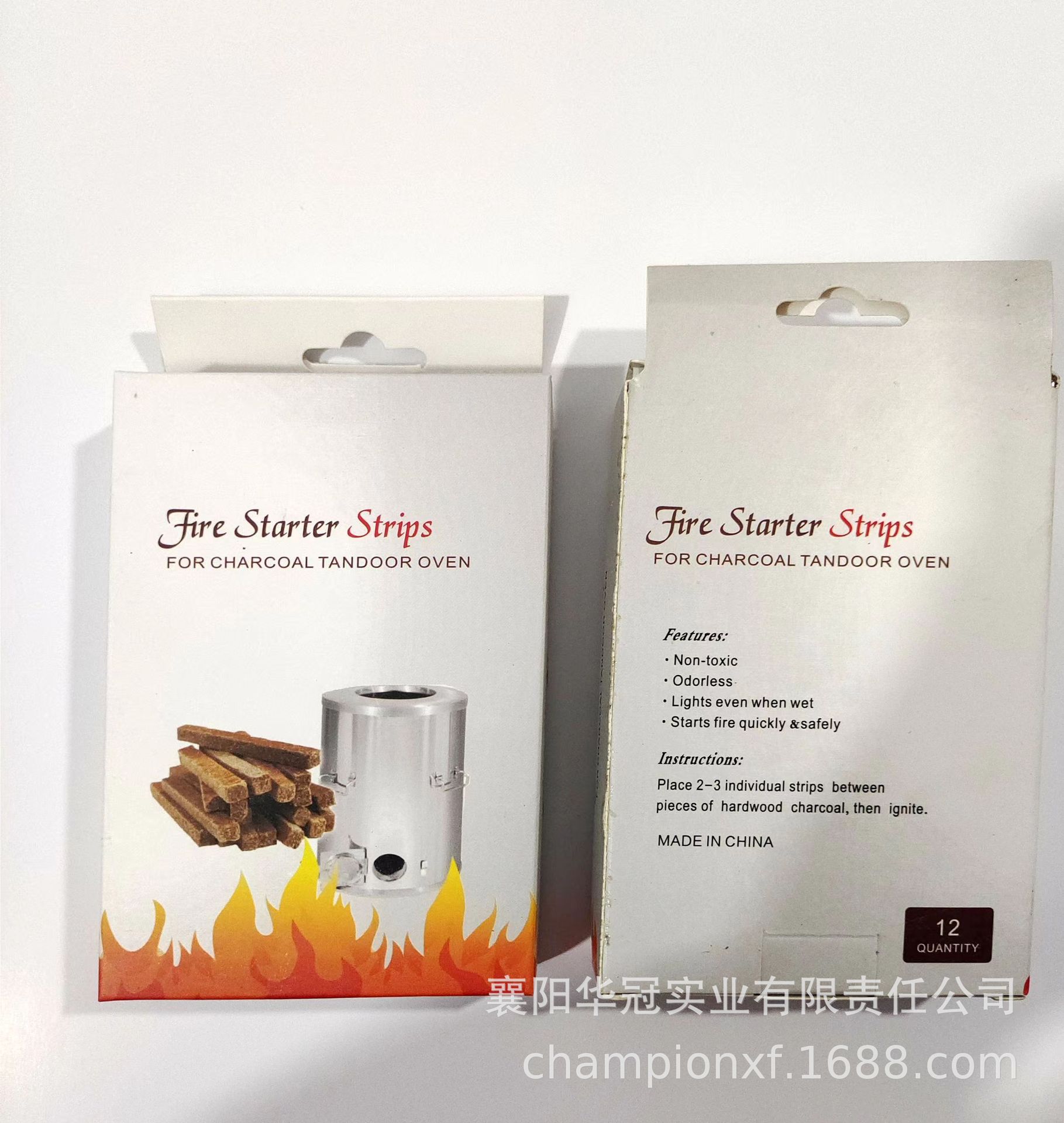 Directo de fábrica encendido tira barbacoa horno accesorios Encendido carbono ayuda cera palo 12 unids/caja