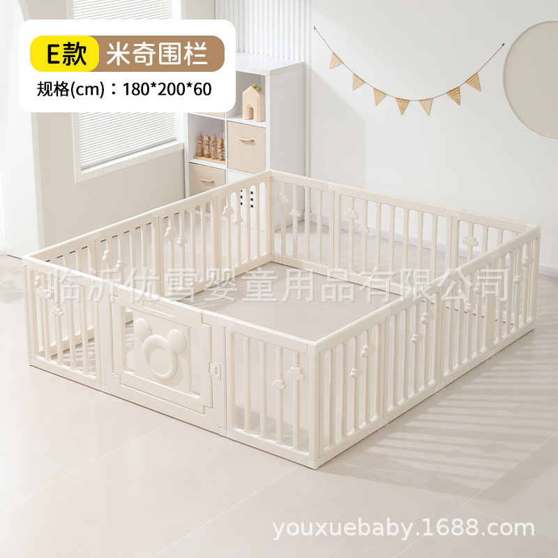 Jiayin cerca para niños juegos interiores para bebés en el suelo grueso cerca de protección para bebés rastreando cerca para niños pequeños para el hogar