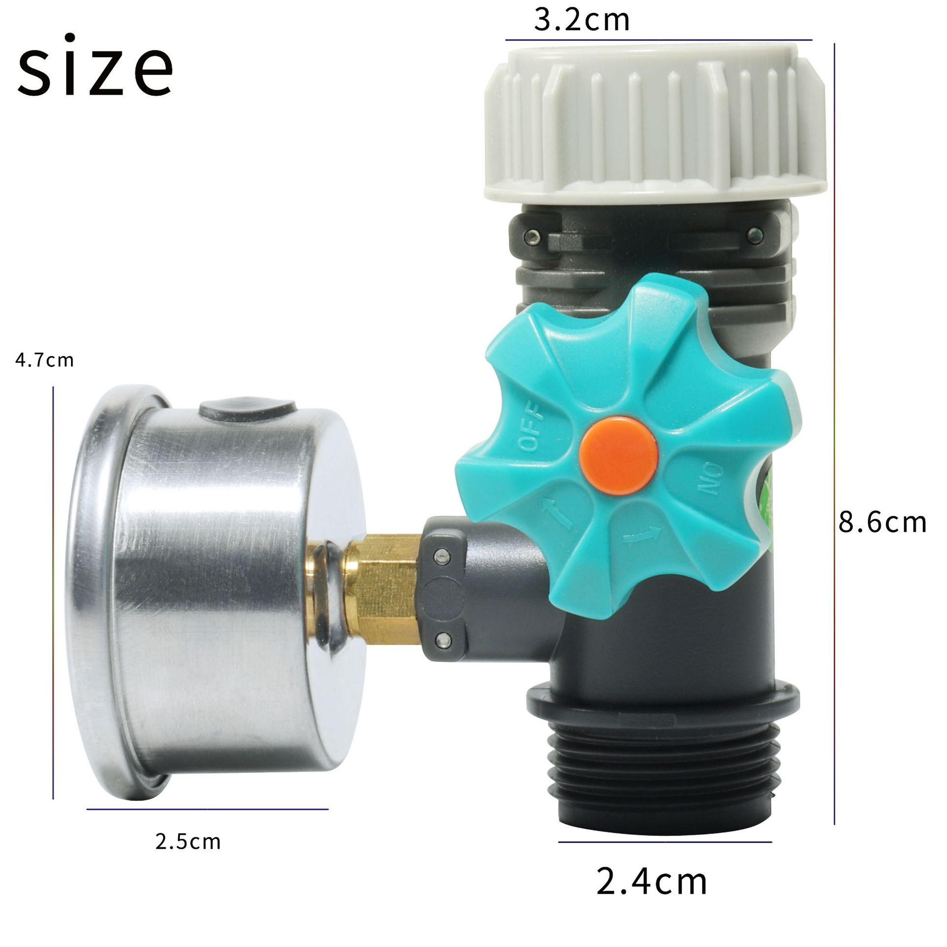 Water pressure regulator, brand new, automatic, intelligent, precise, non-leakage, garden irrigation, agricultural sprinkler pressure regulating valve