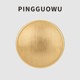 【现货批发】PINGGUOWU日本进口黄铜钮扣欧标环保纽扣衣服手缝扣