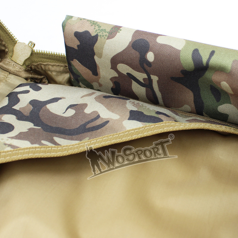 (2개) WOSPORT 120CM 대용량 전술 배낭 더블 카빈 다기능 MOLLE 가방 물고기 막대 가방