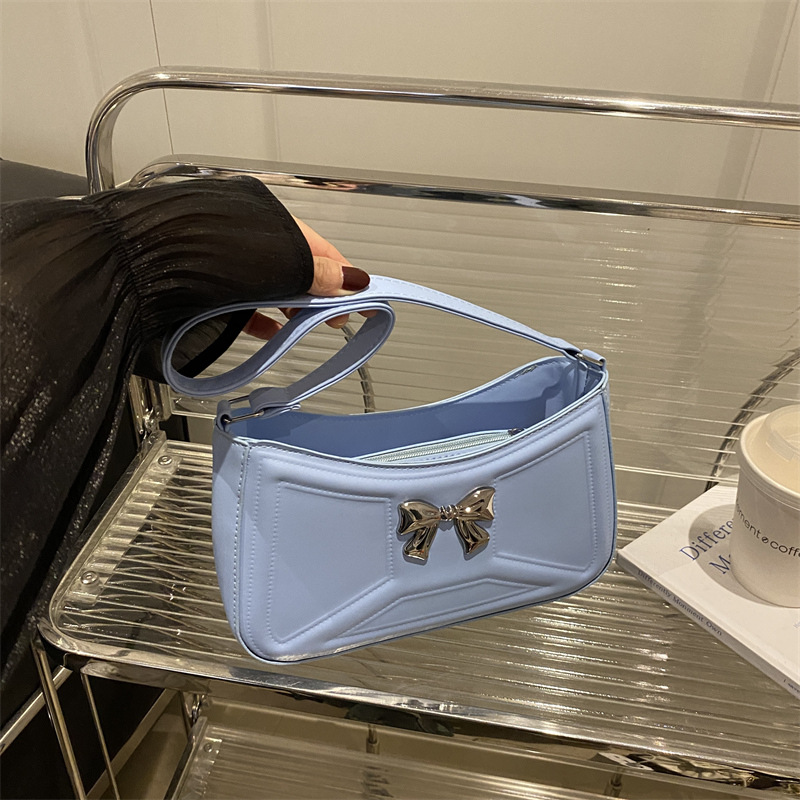 Elegant Women's Shoulder Handbag With Bow Detail For Commuters_voghion.com