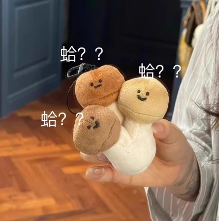 本草纲目新款玩偶中药铺本潮玩公仔灵芝包包挂件钥匙扣新毛绒玩具|undefined