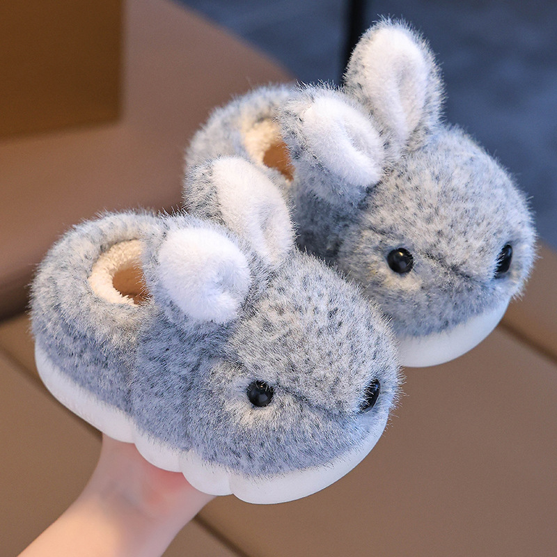 2025 nuevas zapatillas de algodón para niños de invierno para niños, niñas y niñas calientes y terciero para padres e hijos en casa bolsas de zapatos de algodón