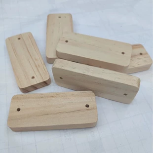 Круглые и полукруглые пластины из сосны и павловнии для DIY